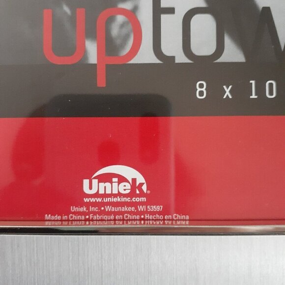 Uniek Silver 8x10 Photo Frame with Stand & Wall Mount -Modern, Minimalist Decor - Picture 4 of 8